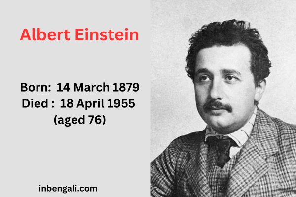 Albert Einstein in Bengali