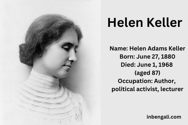Helen Keller in Bengali