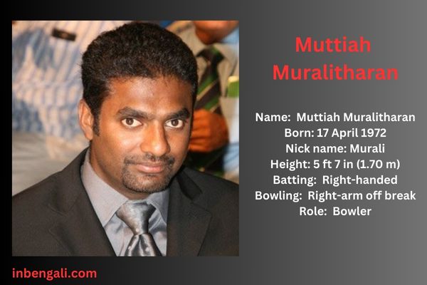 Muttiah Muralitharan in Bengali